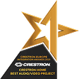 Gouden ster-award voor de Crestron Europe Integration Awards 2021, categorie Best Audio/Video Project. Gouden ster-award voor de Crestron Europe Integration Awards 2021, categorie Best Audio/Video Project.